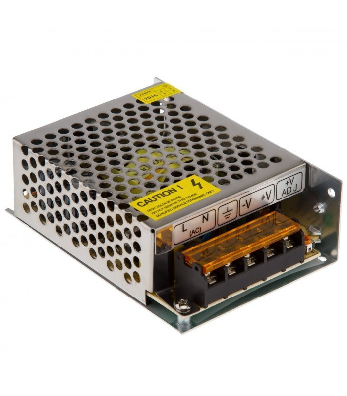 Блок живлення імпульсний 12V, 3А, 36W перфорований, фото 1