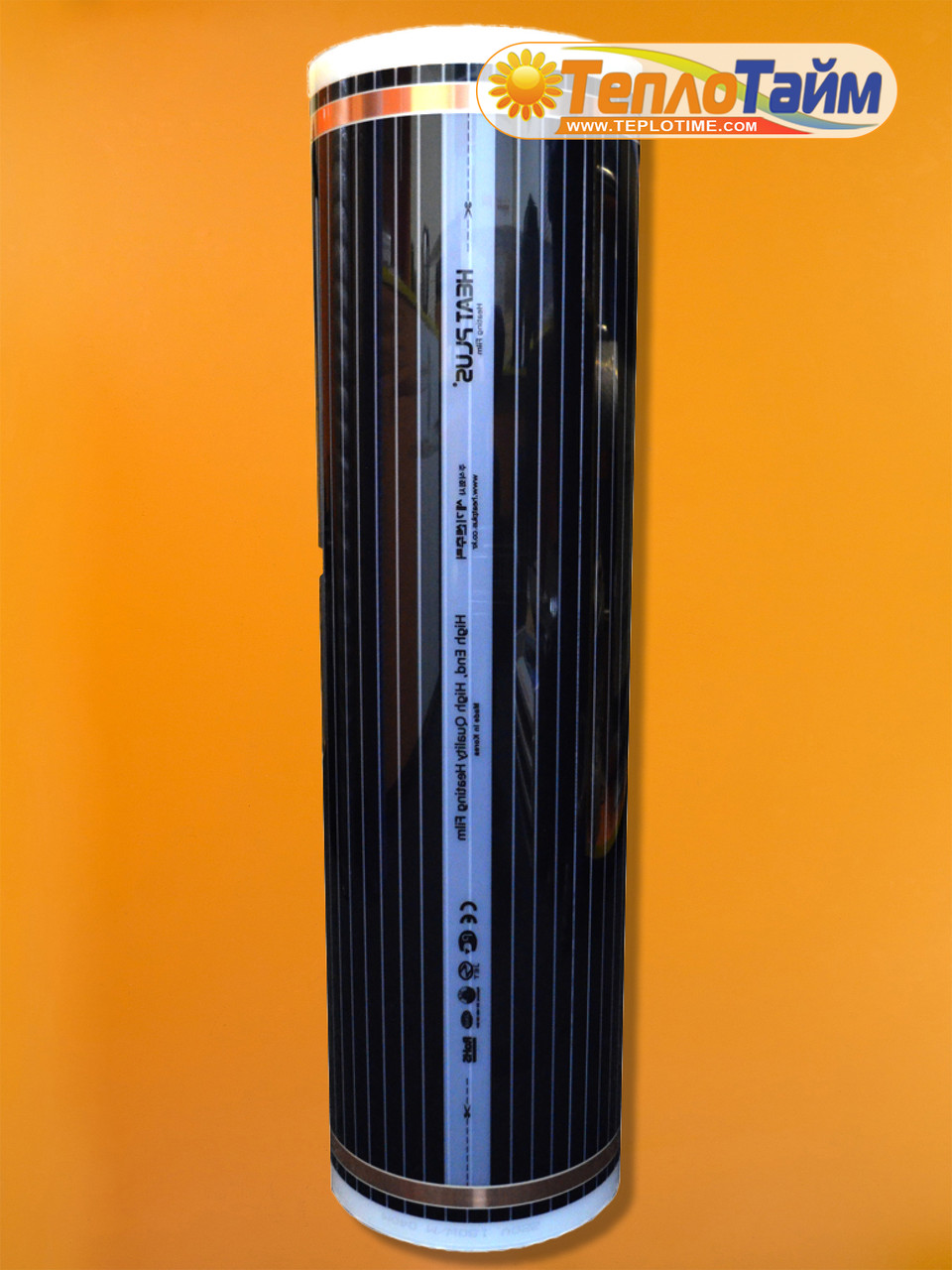 Heat Plus Stripe HP-SPN-308-180 інфрачервона плівка для теплої підлоги (ширина 80 см) - фото 2 - id-p49259338