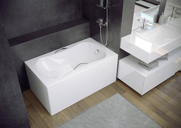 Лицьова ПАНЕЛЬ до ванни ARIA REHAB 120x70 BESCO PMD PIRAMIDA, фото 1