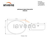 Раковина Invena Astri CE-30-001 накладна керамічна, фото 4