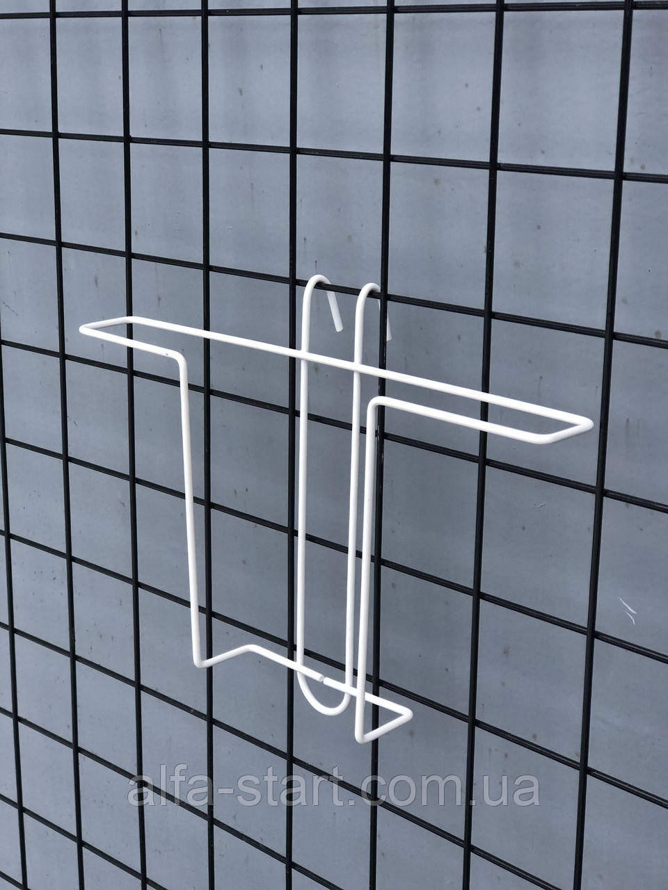 Кишеня 24х13х3см на гачках для журналів формат А-4 на торгову решітку, фото 1