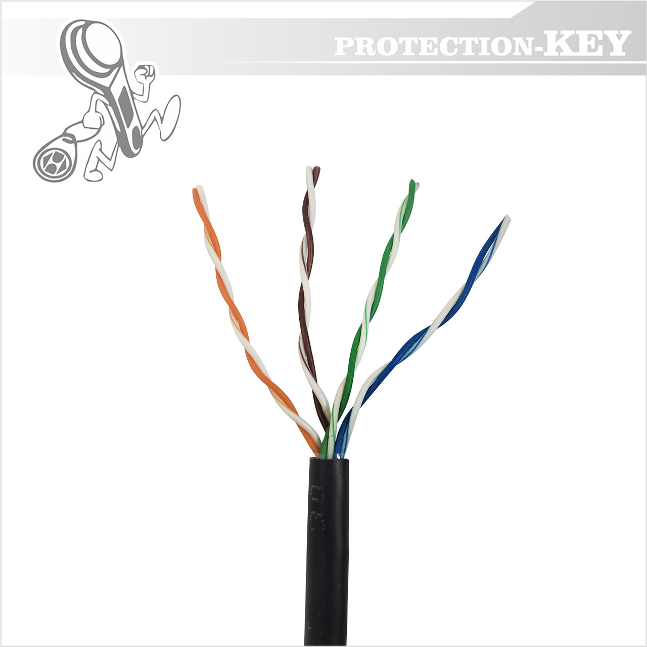 Кабель UTP CAT 5E 4*2*0.50 мм. CU зовнішній