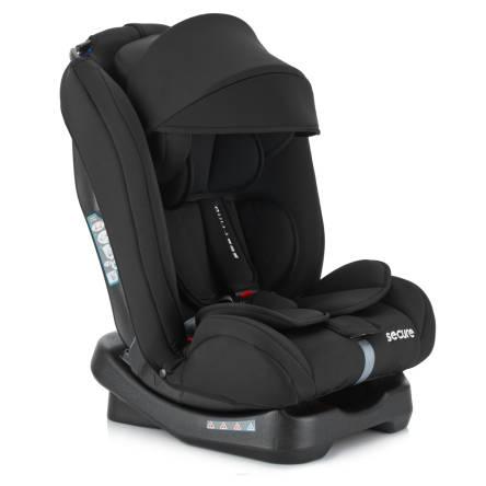 Дитяче автокрісло Sesttino Secure Pro (Сестинно Сек'юре Про) Black (чорний колір) група 0-36 кг, фото 1