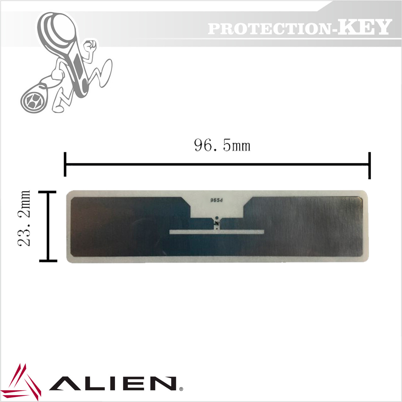 Самоклейка-заготівка Alien H3 UHF 9654
