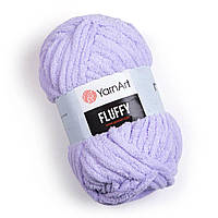 Yarnart FLUFFY (Флаффи) № 715 сиреневый (Пряжа, нитки для вязания)