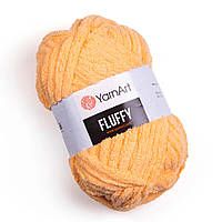 Yarnart FLUFFY (Флаффи) № 720 оранжевый (Пряжа, нитки для вязания)