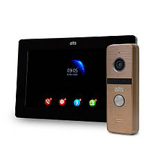 Комплект Wi-Fi відеодомофона 7" ATIS AD-770FHD/T-Black з підтримкою Tuya Smart + AT-400HD Gold