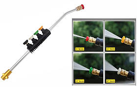 Насадка металева на мийку високого тиску 5в1 (200 бар) на Karcher k2-k7/Lavor/Stihl