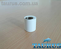 Белый декоративный эксцентрик муфта ThermoPulse D30/6 White для смещения резьбы 1/2" внутр. до 6 мм; н/ж сталь