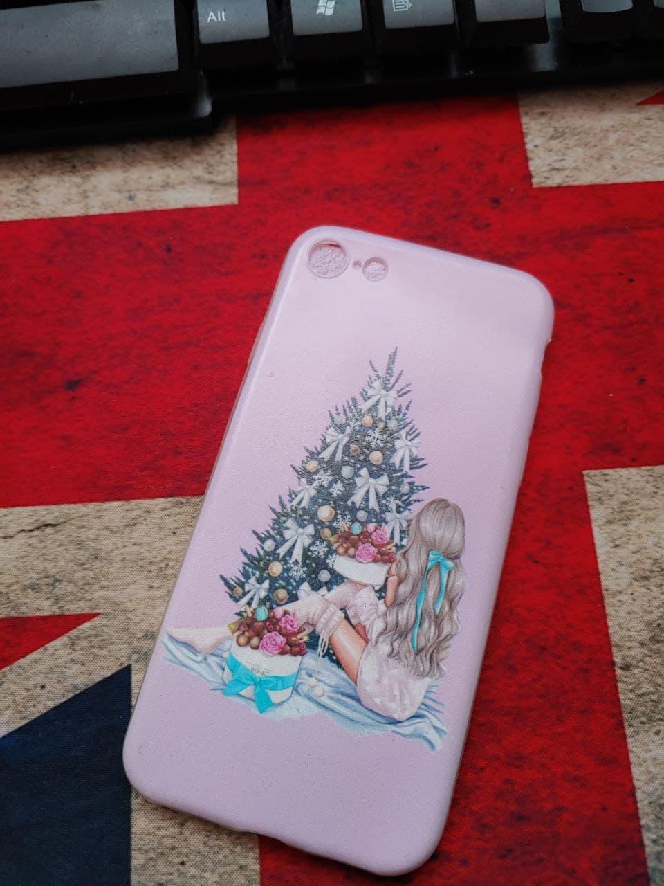 Силіконовий чохол для iPhone 7/8 з принтом, фото 1