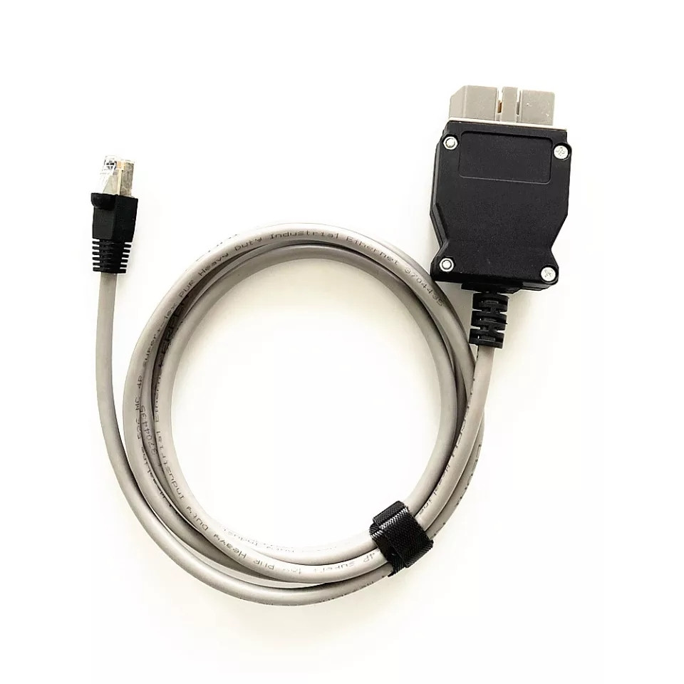 BMW ENET obd2 діагностичний кабель для автомобілів BMW F-серії (сірий)