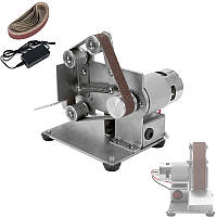 Стрічковий шліфувальний верстат 25мм, міні гріндер настільний