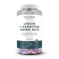 Л-карнитин жидкий в капсулах MyProtein Liquid L-carnitine Amino Acid 90 капс.