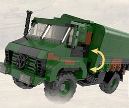 Конструктор военный грузовик Unimog LKW 2T GL, фото 3