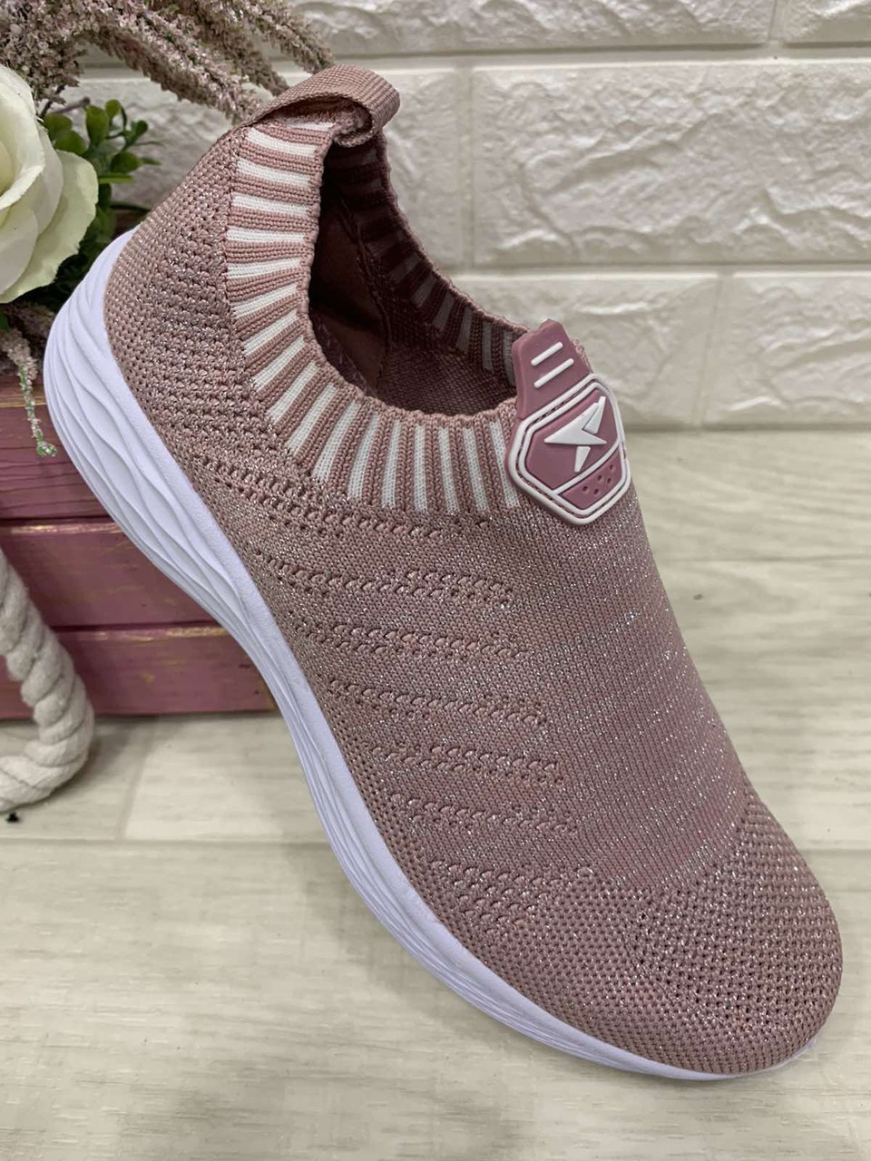 Балетки Кроссовки Женские в Разных Цветах Легкие и Удобные Текстиль ...