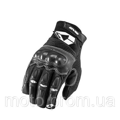 Літні шкіряні мотоперчатки EVS Assen чорні розмір XXL