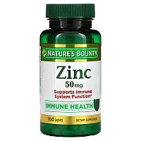 Zinc 50 mg Nature's Bounty, 100 таблеток