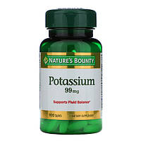 Potassium 99 mg Nature's Bounty, 100 таблеток