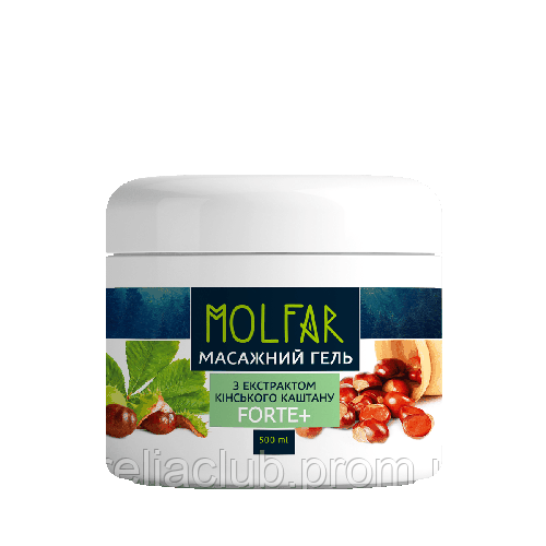 Купить Масажний гель з екстрактом кінського каштану FORTE+, цена 299 ...