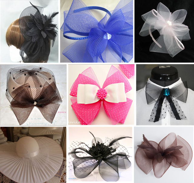 регилин варианты применеия, кринолин, банты из регилина