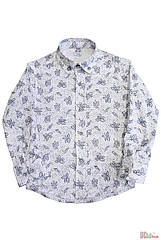 ОПТОМ Сорочка в контрастний рослинний принт (128 см.)  Zenmoni 2125000769059