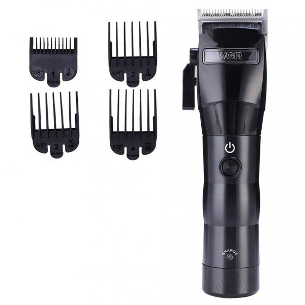 Машинка для стриження акумуляторна VGR V-011 10 Вт 4 насадки, фото 1