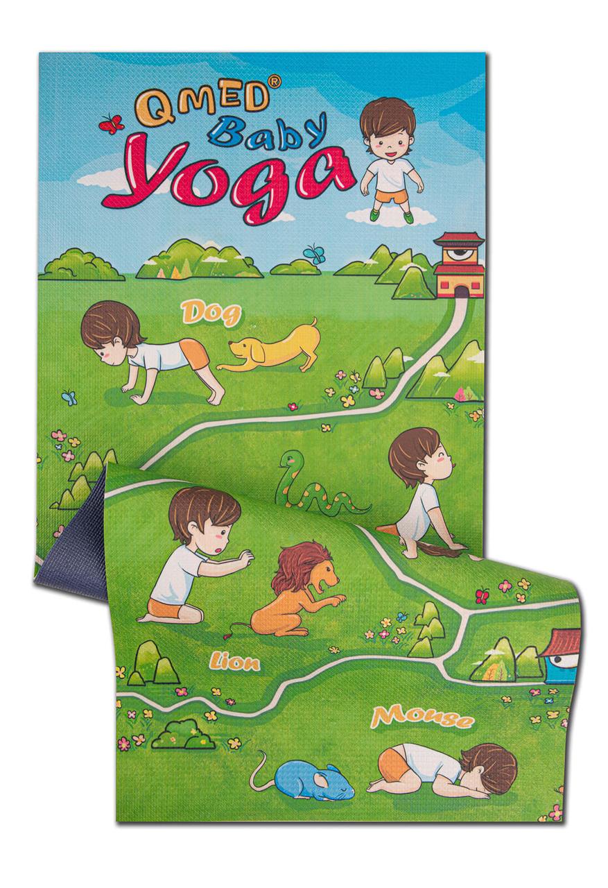 Дитячий килимок для йоги Qmed Baby Yoga