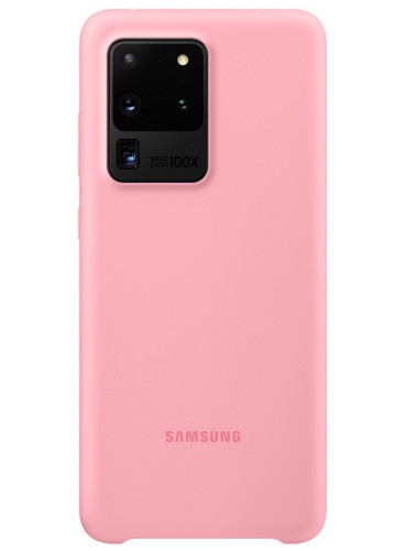 Оригінальний чохол Samsung Silicone Cover Pink для Galaxy S20 Ultra 5G SM-G988