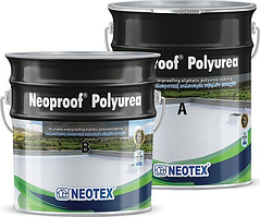 Полімочевина негорюча клас Г1 Neoproof Polyurea фасовка (А+В) 21 кг біла