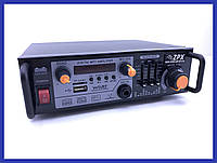 Усилитель звука стерео ZPX ZX-1312 с пультом \ Интегральный усилитель со встроенным медиаплеером FM тюнером