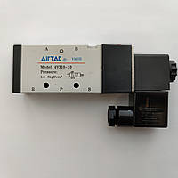 Распределитель подачи воздуха AIRTAC 4V 310-10 на 220V (пневмораспределитель, соленоид)