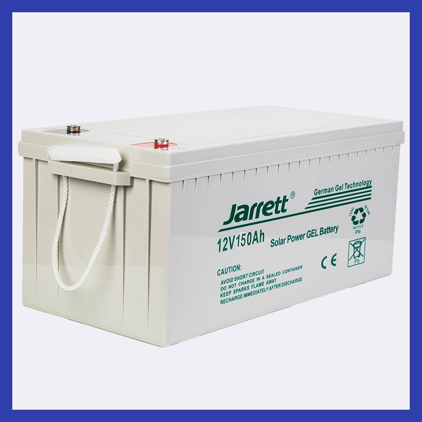 Гелевий акумулятор JARRETT 12V 150A/h для сонячних панелей