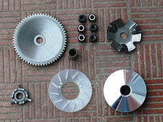 Варіатор передній AF-27 GY6-60 + щока + крильчатка +трикутник +палець