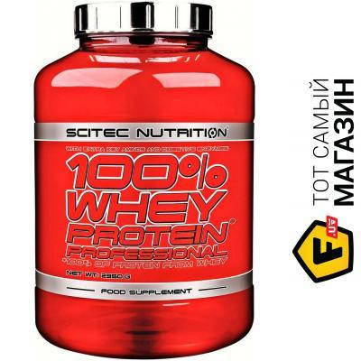 Протеин Scitec Nutrition 100% Whey Protein Professional 2.35кг, ваниль ...
