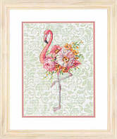 Набор для вышивания DIMENSIONS 35409 "Цветочный Фламинго"