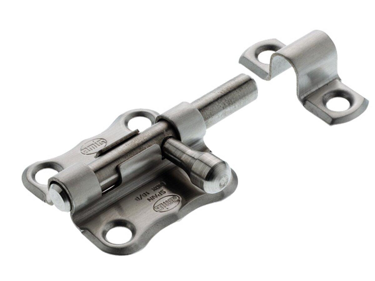 Amig Шпінгалет накладний мод.384 — 40х38 mm неіржавка сталь*, фото 1