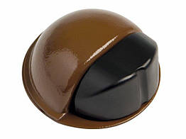 Amig Упор дверний підлоговий мод.400 — Ø50x22 mm самоклейка коричневий*