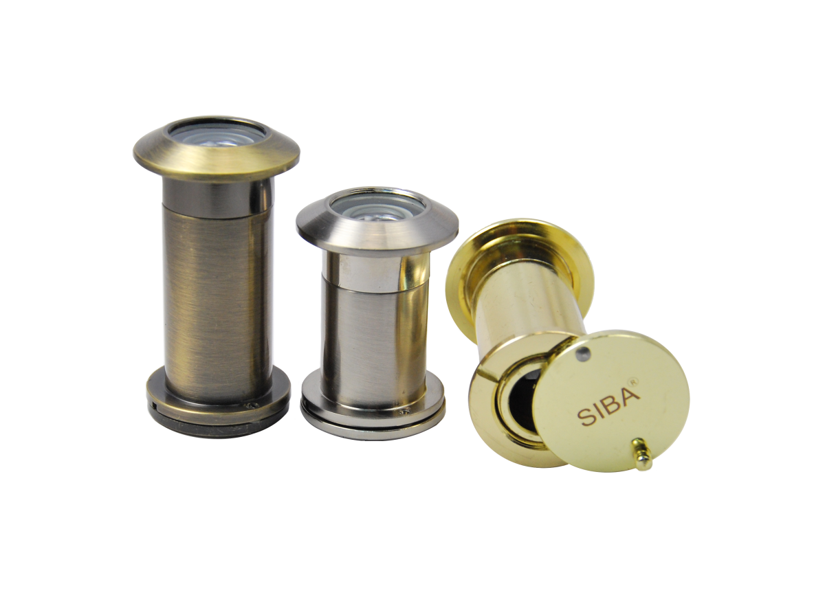 SIBA Вічко дверне DW Ø26 40-70 мм латунь полірована РВ, фото 1