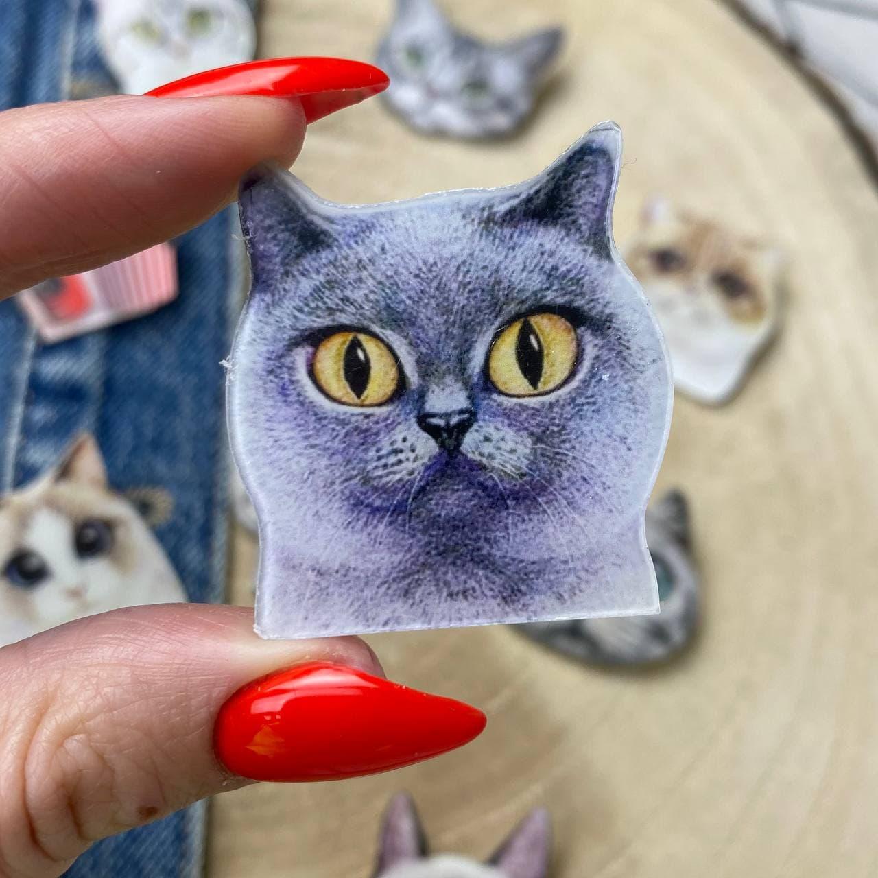 Значки на одяг Коти