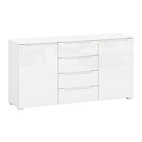 Комод К01 Hill 2Д4Ш модульної системи Hill Blonski німфея альба/білий сніг глянець