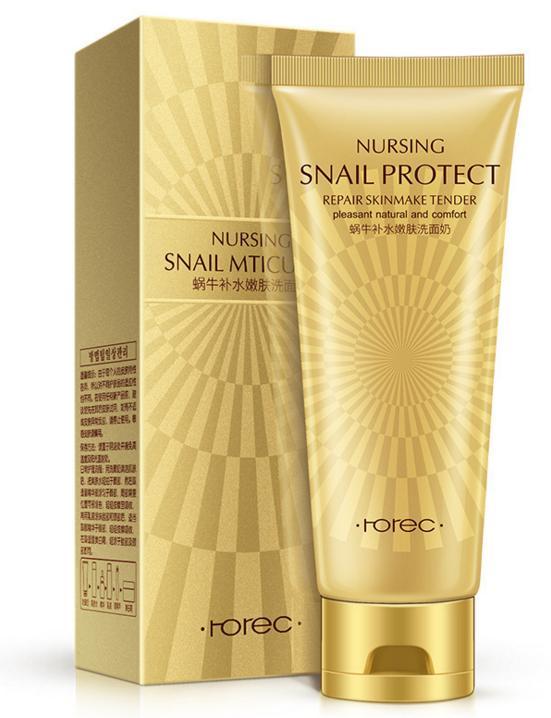 Пінка для вмивання з муцином равлика Rorec Snail Cleanser, 100мл