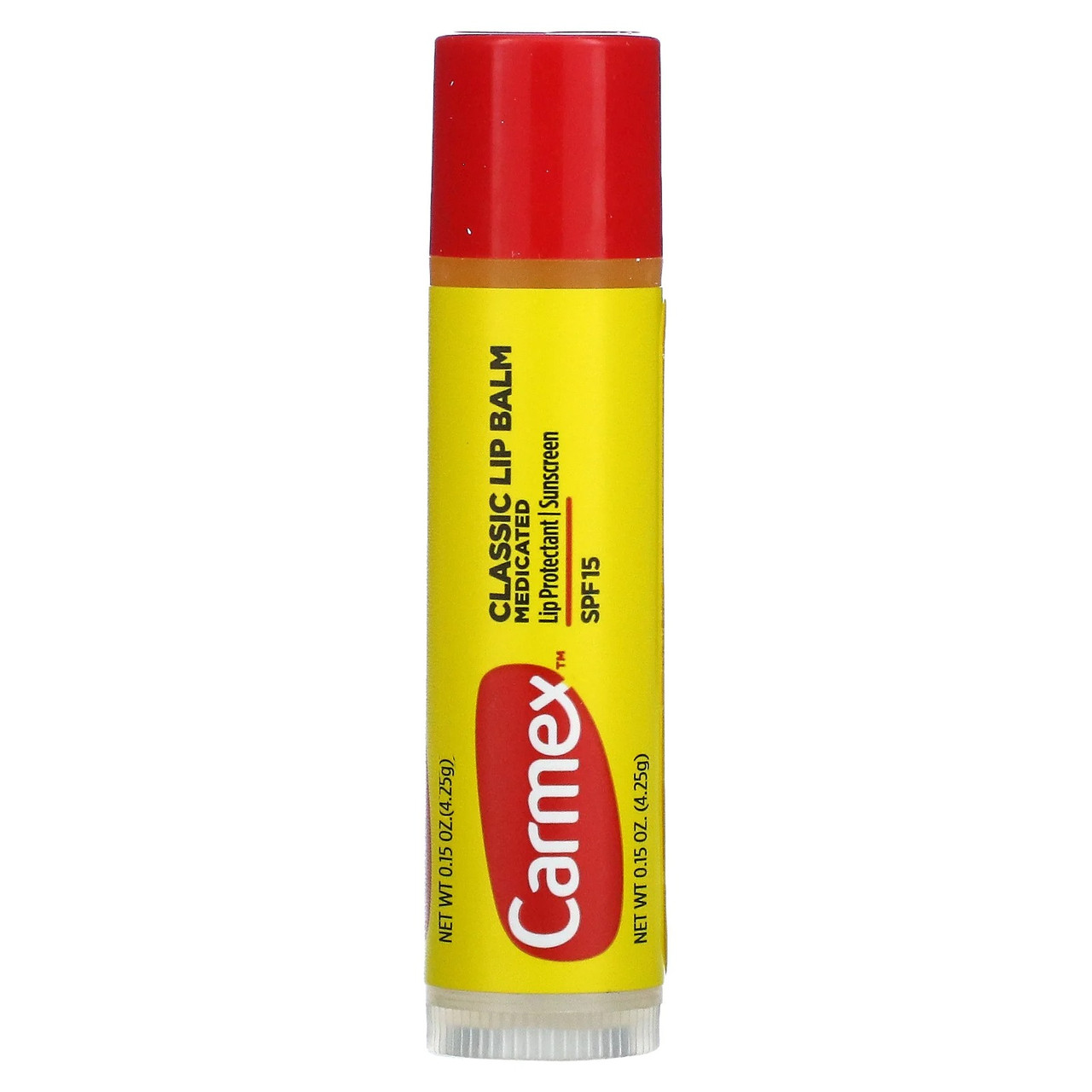 Сонцезахисний лікувальний бальзам для губ Carmex SPF 15 Lip Balm живильний відновлювальний 4,25 г