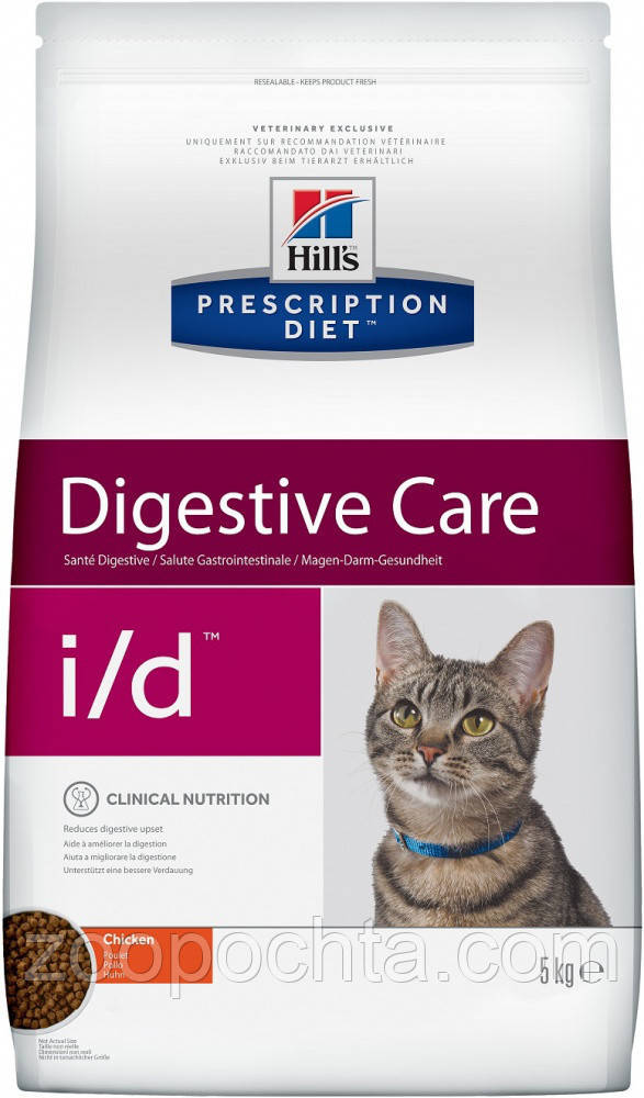 Сухий лікувальний корм Hill's digestive care i/d з розладами шлунково-кишкового тракту для кішок 1,5 КГ