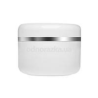 Баночка пластикова для крему біла, 15 мл