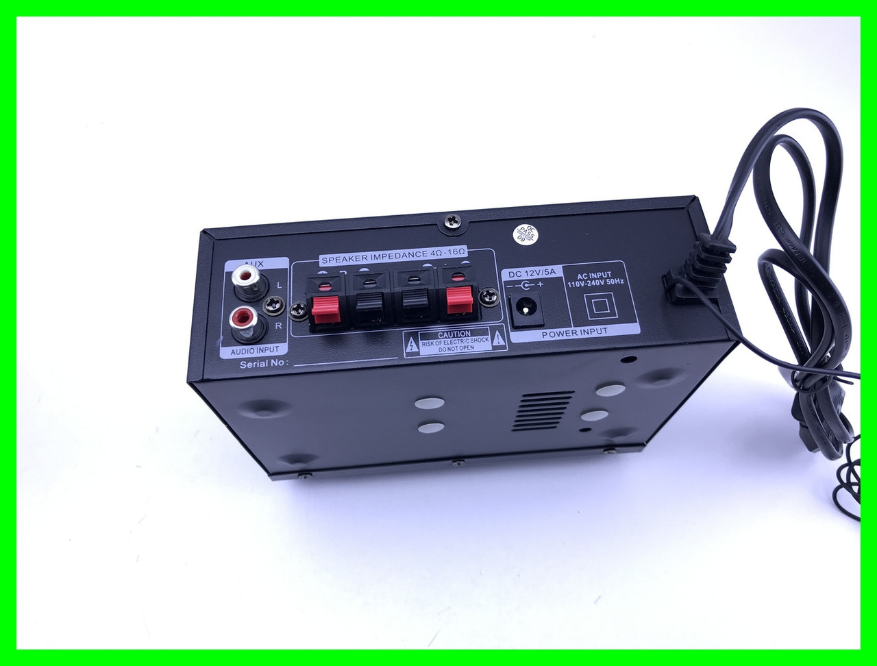Усилитель звука ZPX ZX-1311 интегральный усилитель со встроенным медиаплеером FM тюнером - фото 3 - id-p1577262810