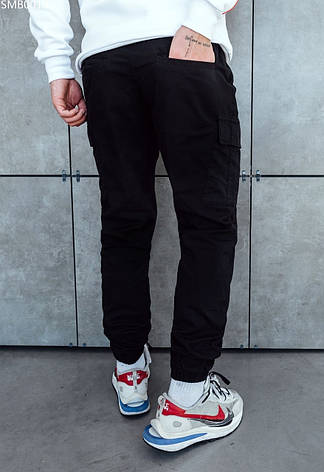 Брюки мужские штаны карго Staff cargo PF black чёрный SMB0018, фото 2