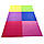 Набір м'які підлоги, килимок пазл, EVA Різнобарвний 50х50х1см (Тіа-sport ТМ), фото 4
