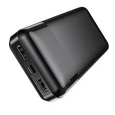 Портативний зарядний пристрій повер банк Power Bank Hoco J72A 20000 mAh, чорний, фото 4