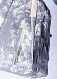 Жіночий повсякденний рюкзак варенка Сірий, фото 4