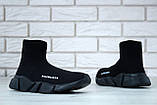 Кросівки Balenciaga (носок) "Чорний" р.36-45, фото 5